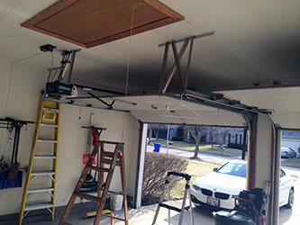 Overhead garage doors