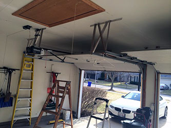 Overhead garage doors